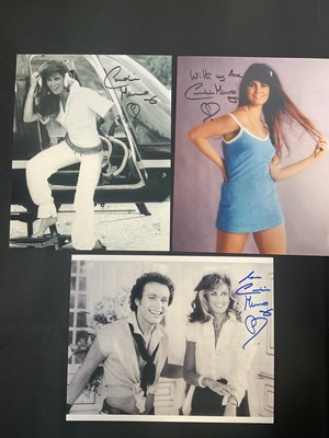 Lot 136 - JAMES BOND - A group of Bond Girl autographs...