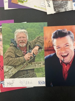 Lot 113 - A quantity of British TV presenters',...