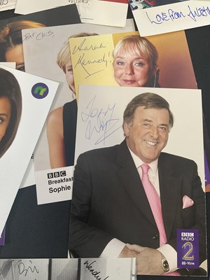 Lot 113 - A quantity of British TV presenters',...