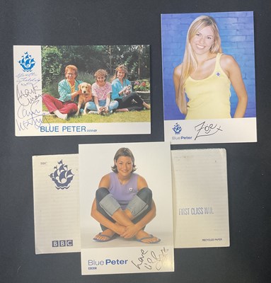 Lot 130 - BLUE PETER - A group of Blue Peter autographs...