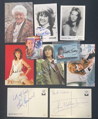 Lot 135 - DR WHO - A group of Dr Who related autographs...