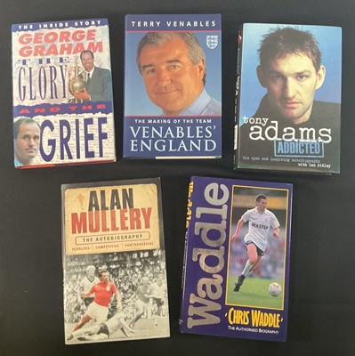 Lot 8 - FOOTBALL - A group of autographed books about...