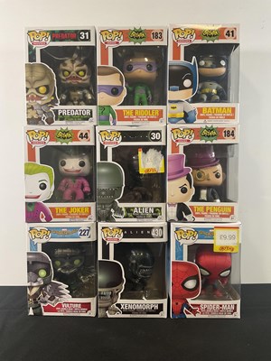 Lot 506 - FUNKO POPS - A group of Superhero and Movie...