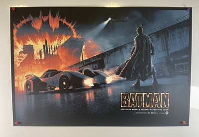 Lot 298 - BATMAN (1989) - An alternative movie poster by...