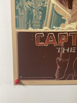 Lot 296 - A pair of alternative movie posters for Marvel...