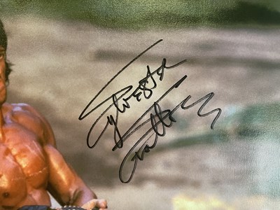 Lot 529 - SYLVESTER STALLONE - An autographed...