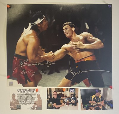 Lot 528 - JEAN-CLAUDE VAN DAMME - A large format high...