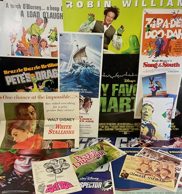 Lot 212 - WALT DISNEY: A selection of film posters in...