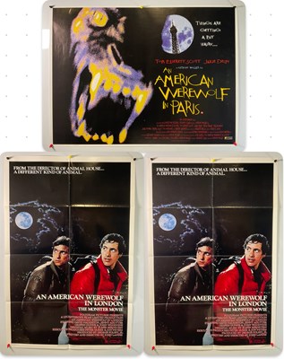 Lot 380 - AMERICAN WEREWOLF - A group of three film...