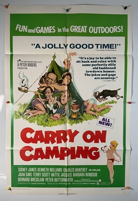 Lot 151 - CARRY ON CAMPING (1971) UK one sheet film...