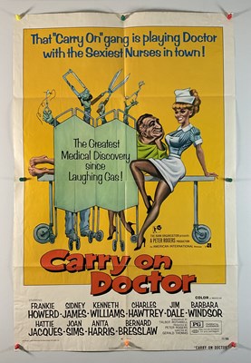 Lot 152 - CARRY ON DOCTOR (1972) - Us one sheet film...