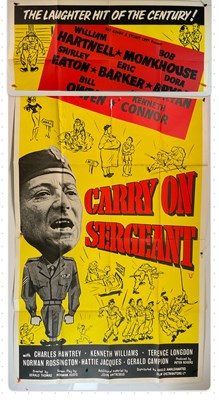 Lot 156 - CARRY ON SERGEANT (1959) - UK 3-sheet film...