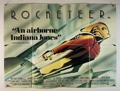 Lot 312 - ROCKETEER (1991) - UK Quad film poster for Joe...