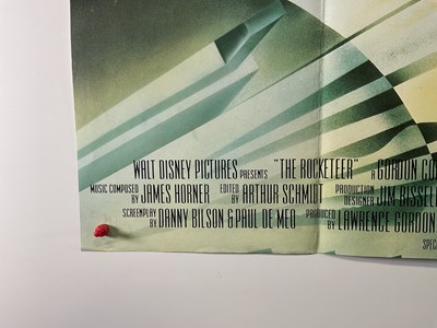 Lot 312 - ROCKETEER (1991) - UK Quad film poster for Joe...