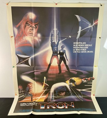 Lot 307 - TRON (1982) - Italian 1 panel film poster for...