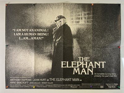 Lot 164 - THE ELEPHANT MAN (1980) UK double sided film...