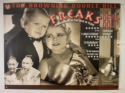 Lot 353 - FREAKS (2002) BFI re-release UK Quad film...