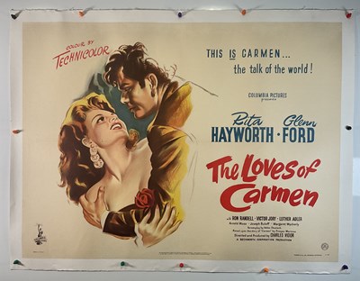 Lot 206 - LOVES OF CARMEN (1948) - great artwork of Rita...