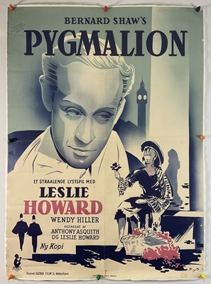 Lot 202 - PYGMALION (1954 re-release) - Danish poster...