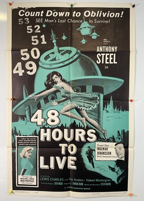 Lot 247 - 48 HOURS TO LIVE (1960) US one sheet mover...