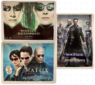 Lot 284 - THE MATRIX: A group of three film posters...