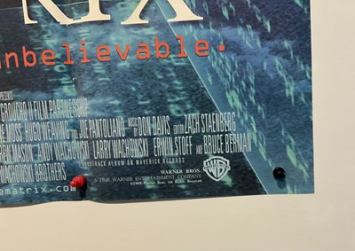 Lot 284 - THE MATRIX: A group of three film posters...