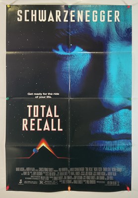 Lot 258 - TOTALL RECALL (1990) - huge close-up of Arnold...