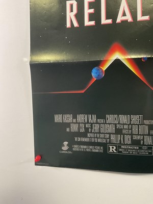 Lot 258 - TOTALL RECALL (1990) - huge close-up of Arnold...