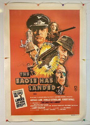 Lot 334 - THE EAGLE HAS LANDED (1977) - linen backed...