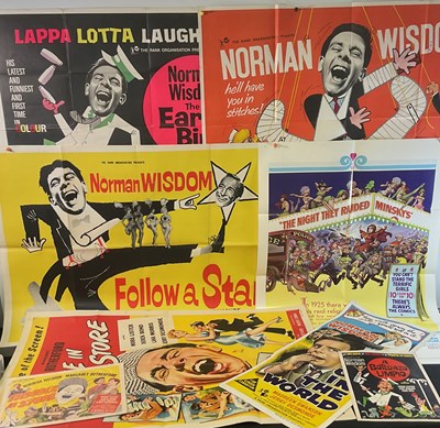 Lot 123 - NORMAN WISDOM: A group of original film...