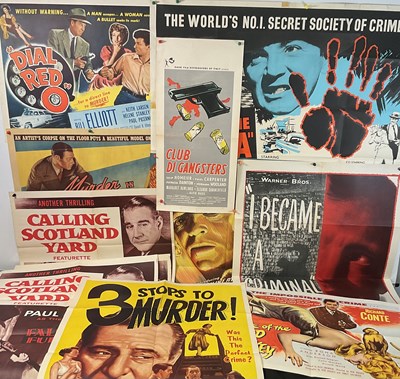 Lot 55 - A large quantity of crime/thriller film...