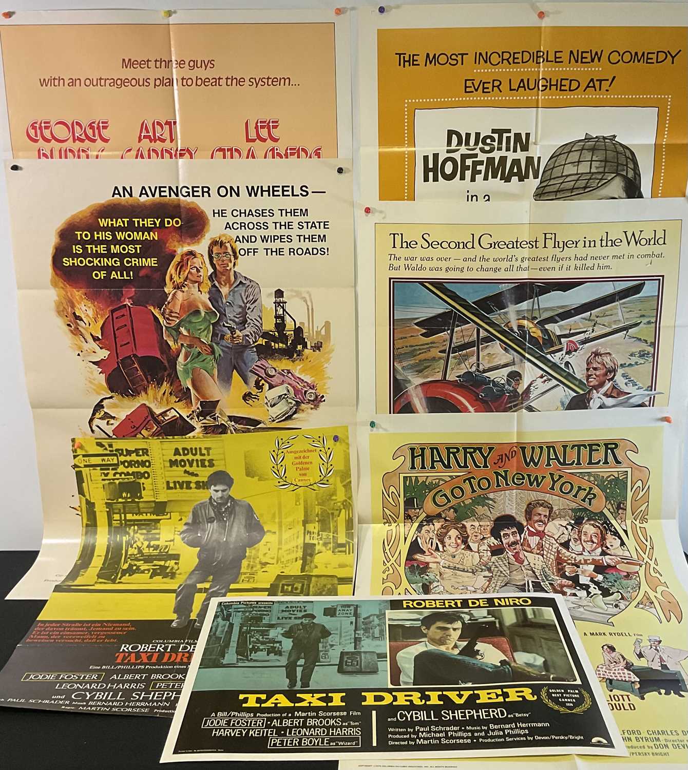 Lot 8 - A small selection of 1970s one sheet film...