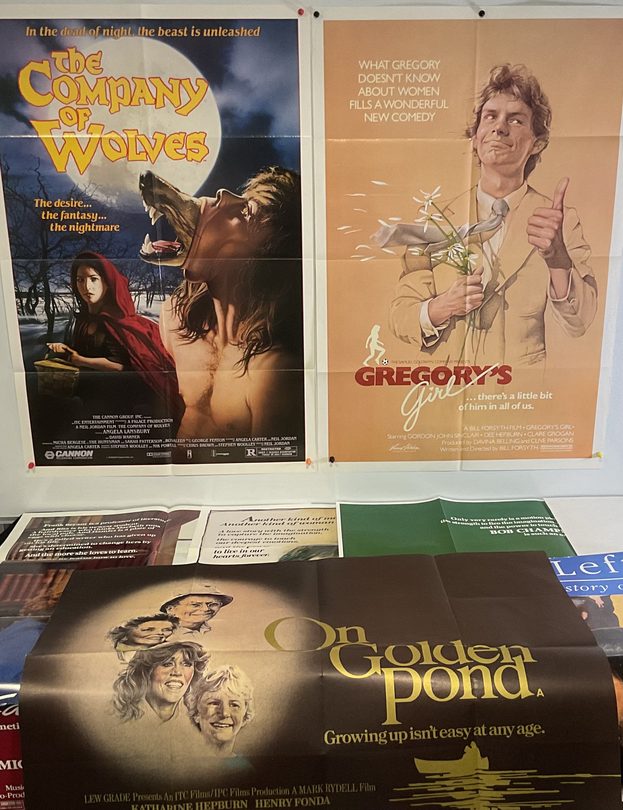 Lot 171 - A large group of 1980s film posters to