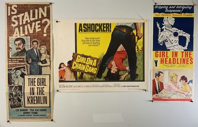 Lot 67 - THE GIRL IN THE KREMLIN (1957) US insert, GIRL...