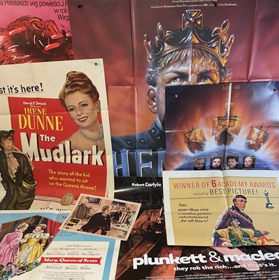 Lot 85 - HISTORICAL DRAMAS: Seven original film posters...