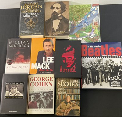 Lot 69 - A group of signed books, mostly biographical...