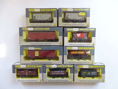 Lot 217 - A group of assorted WRENN wagons as lotted -...