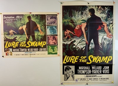 Lot 52 - LURE OF THE SWAMP (1957) A pair of US film...