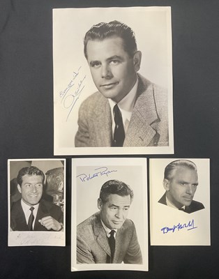 Lot 100 - A group of vintage Hollywood actors black and...