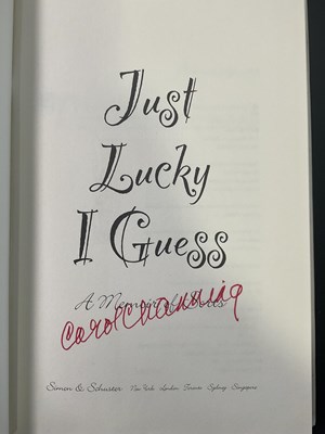 Lot 80 - A group of autobiographical books, signed by...