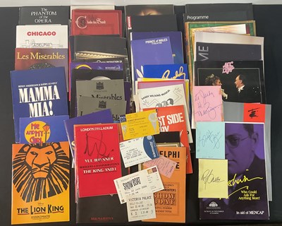 Lot 399 - A quantity of theatre programmes and tickets,...