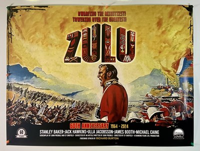 Lot 326 - ZULU (1964) UK Quad film poster, 60th...