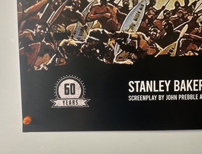 Lot 326 - ZULU (1964) UK Quad film poster, 60th...