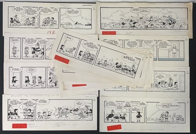 Lot 438 - A group of 16 production used original comic...