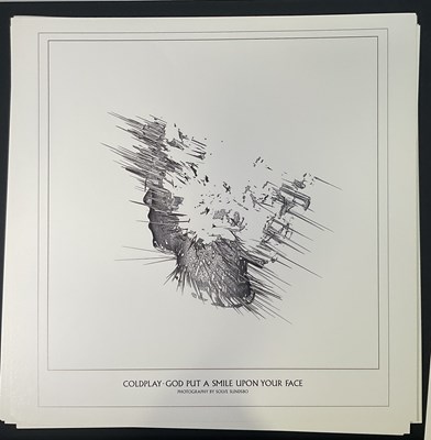 Lot 417 - A collection of COLDPLAY record design...