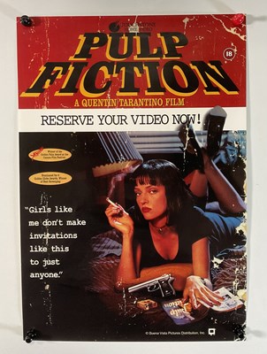 Lot 62 - PULP FICTION (1994) UK 11" x 16" video poster...