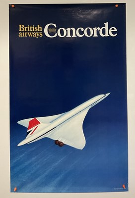 Lot 149 - A BRITISH AIRWAYS CONCORDE advertising poster...