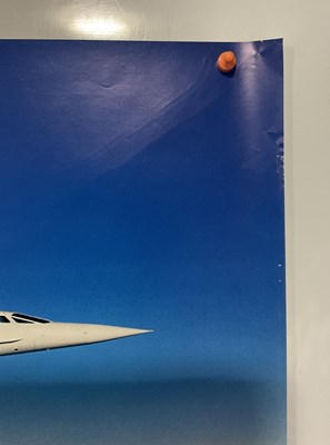 Lot 150 - A French AIR FRANCE CONCORDE poster c. Mid to...