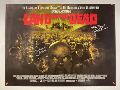 Lot 355 - LAND OF THE DEAD (2005) UK Quad film poster...