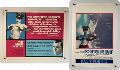 Lot 242 - A pair of posters for THE NIGHT PORTER (1974)...